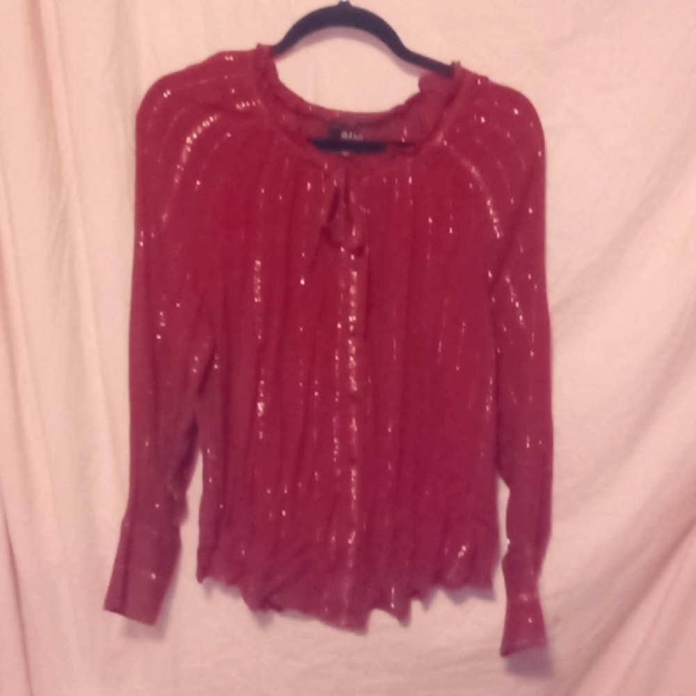 a.n.a long sleeve shirt